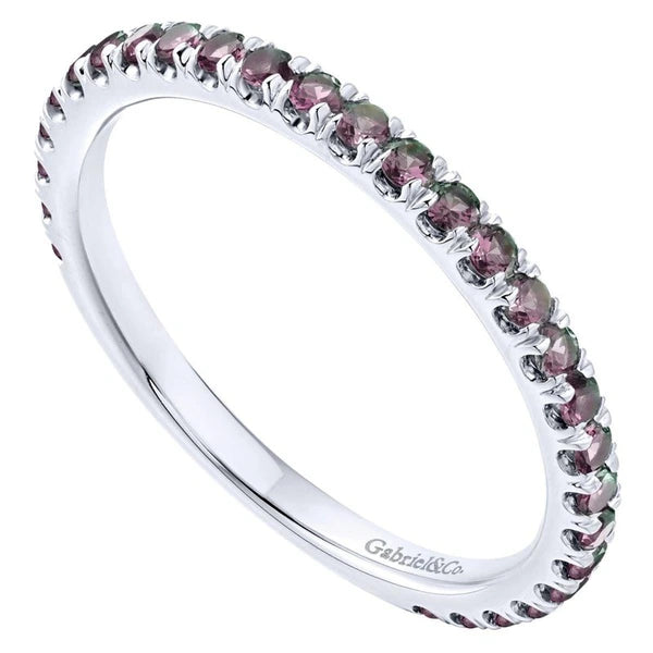 14K White Gold S.Alexandrite Fashion Ring