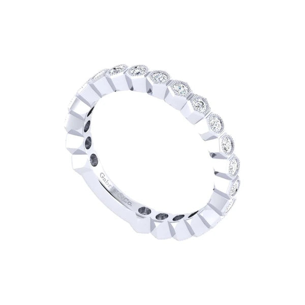 14K White Gold Fashion Ladies Ring