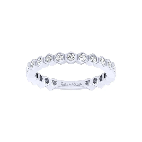 14K White Gold Fashion Ladies Ring