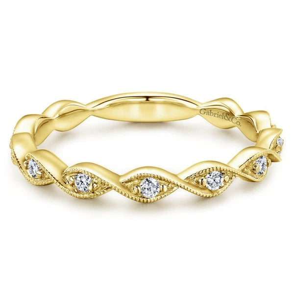 14K Yellow Gold Fashion Ladies Ring
