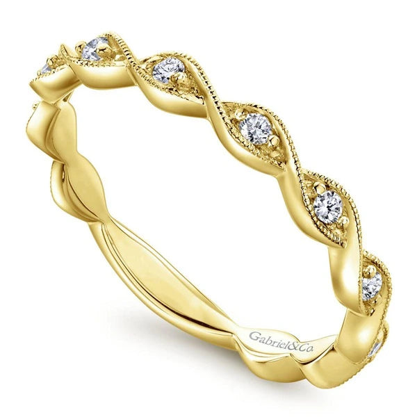 14K Yellow Gold Fashion Ladies Ring