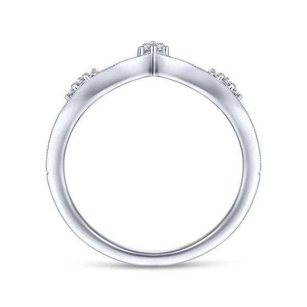 14K White Gold Fashion Ladies Ring