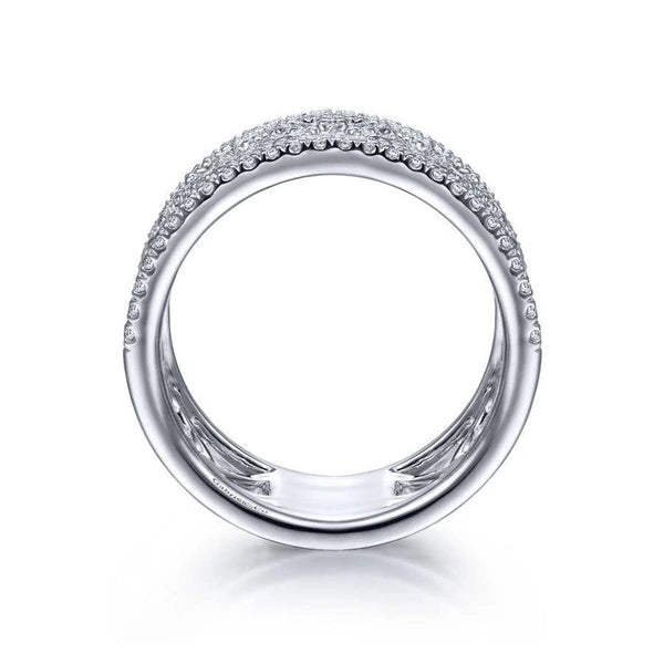 Vintage 14K White Gold Diamond Ring