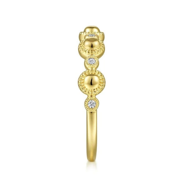 14K Yellow Gold Diamond Bujukan Station Ring