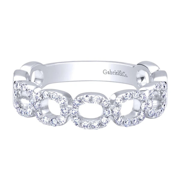 14K White Gold Fashion Ladies Ring