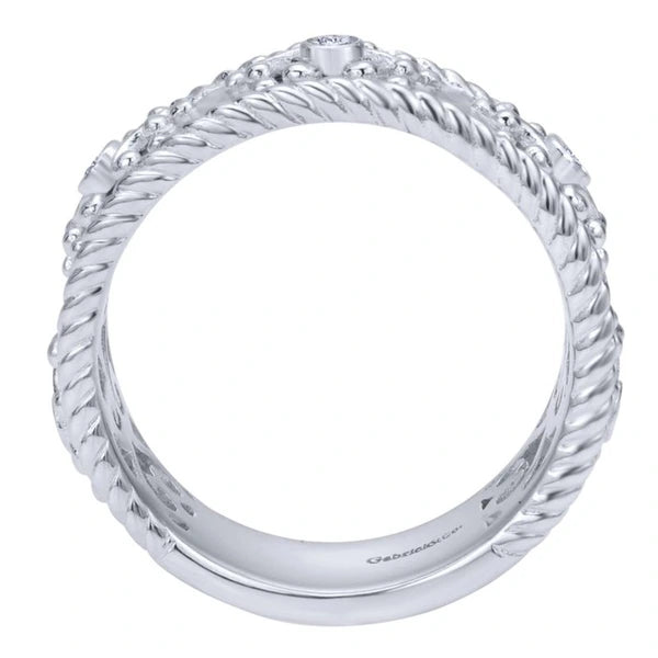 925 Silver Mediterranean Diamond Ladies' Ring
