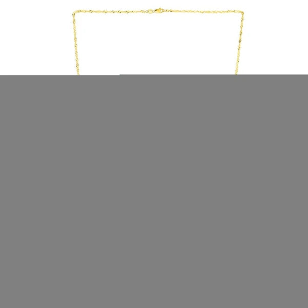 14K Gold 1.8mm Singapore Chain