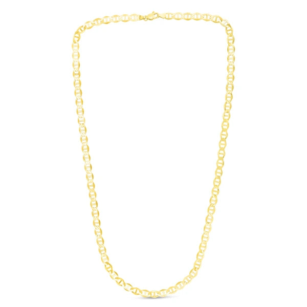 14K Gold 5.5mm Mariner Chain