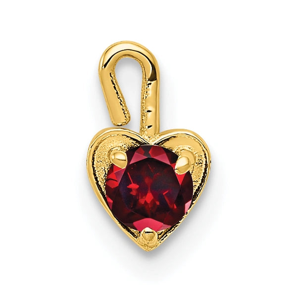 Birthstone Heart Charms