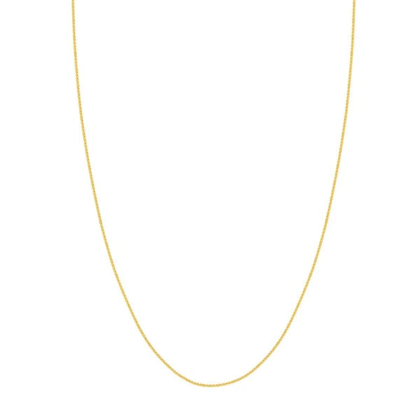 Adjustable Wheat Chain Necklace with Slider