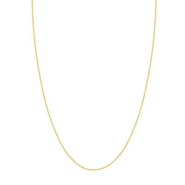 Adjustable Wheat Chain Necklace with Slider