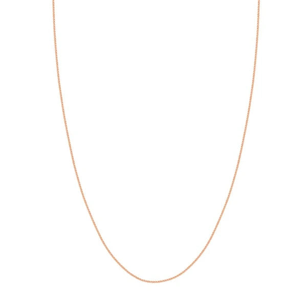 Adjustable Wheat Chain Necklace with Slider