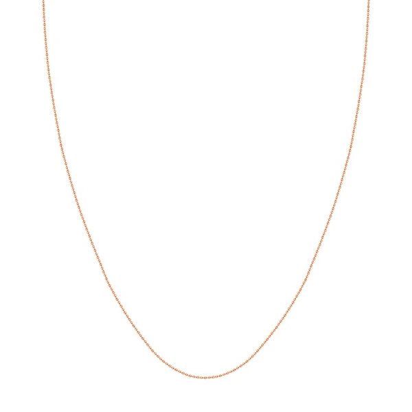 Adjustable Cable Chain Necklace with Slider