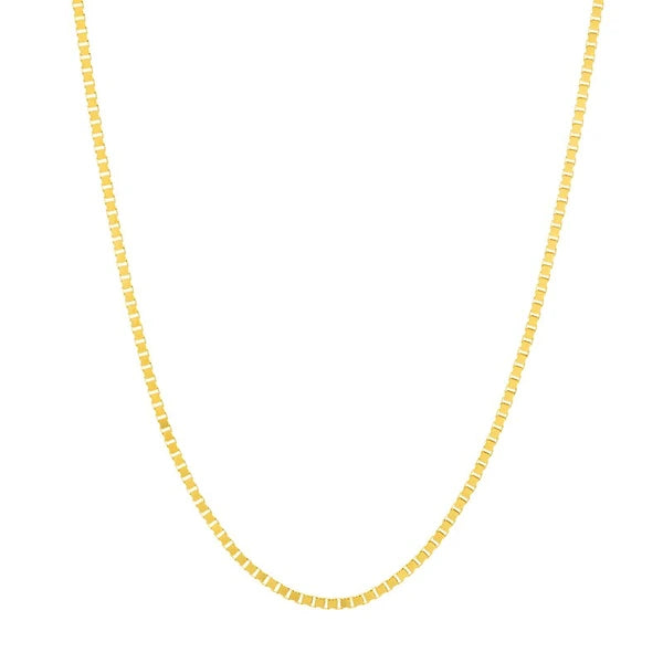 0.96mm Box Chain with Slider Bead