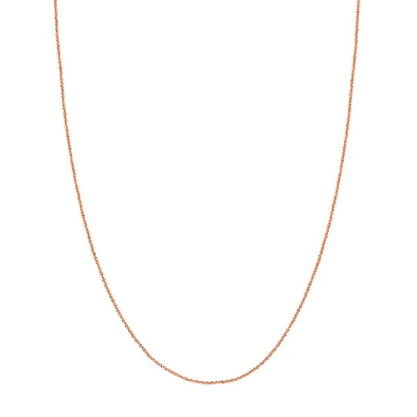 Adjustable Sparkle Chain Necklace with Slider