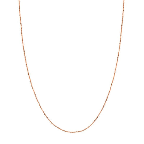 Adjustable Sparkle Chain Necklace with Slider