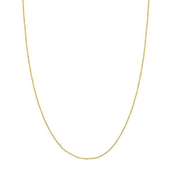 Adjustable Sparkle Chain Necklace with Slider