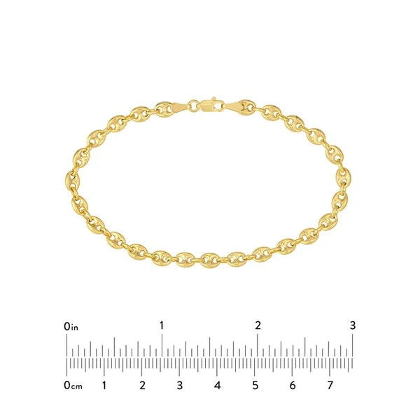 4.5mm Puff Mariner Chain with Lobster Lock