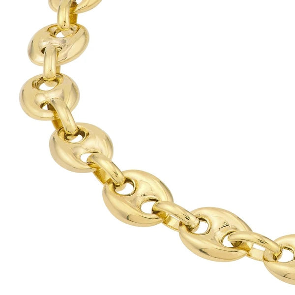 4.5mm Puff Mariner Chain with Lobster Lock