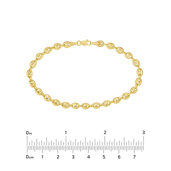 4.5mm Puff Mariner Chain with Lobster Lock