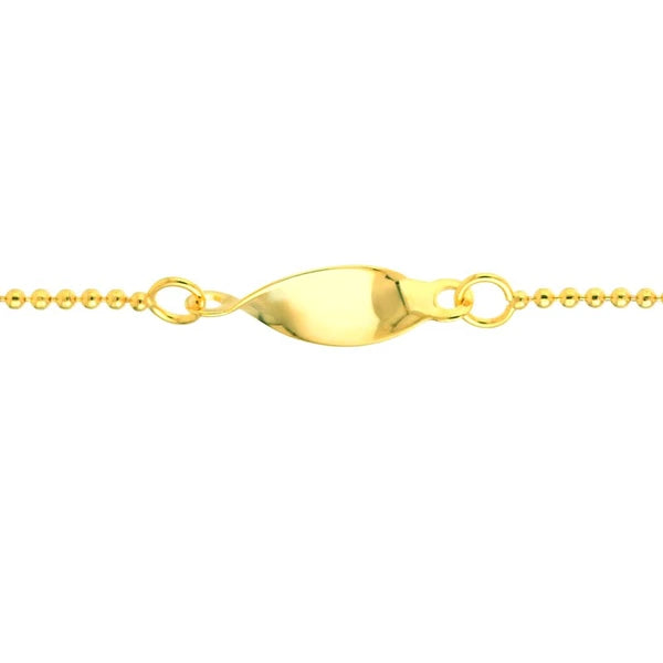 Mini Bead and Twist Adjustable Anklet