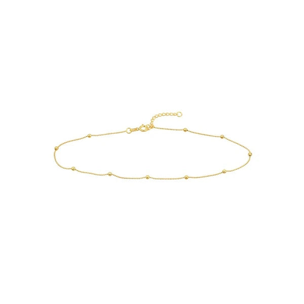 D/C Bead Stations Adjustable Anklet