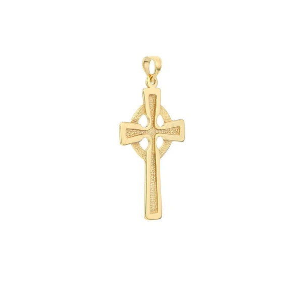 Hammered Celtic Cross Pendant