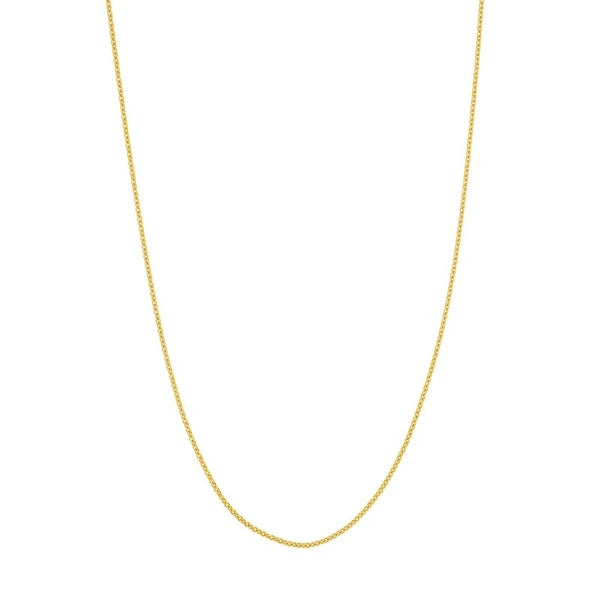 Sterling Silver/Plated Adjustable Cable Chain