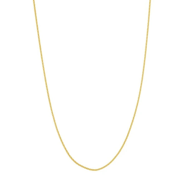 Sterling Silver/Plated Adjustable Cable Chain