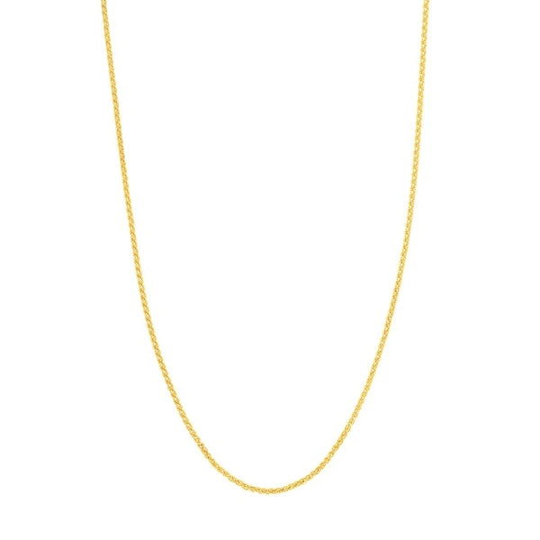 Sterling Silver/Plated Adjustable Wheat Chain