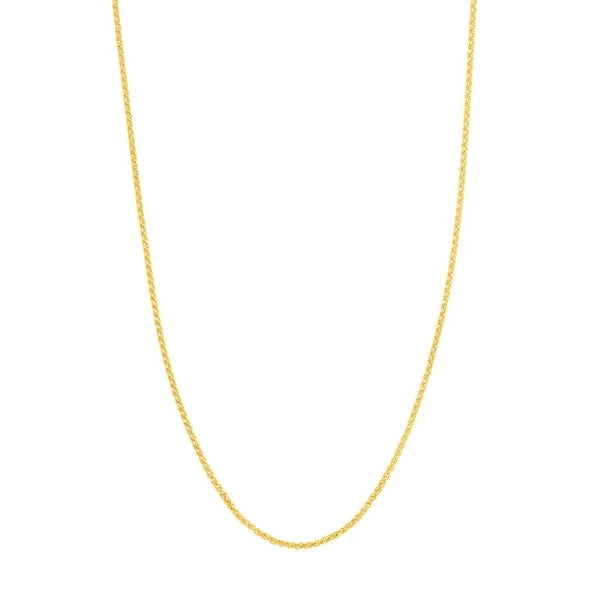 Sterling Silver/Plated Adjustable Wheat Chain