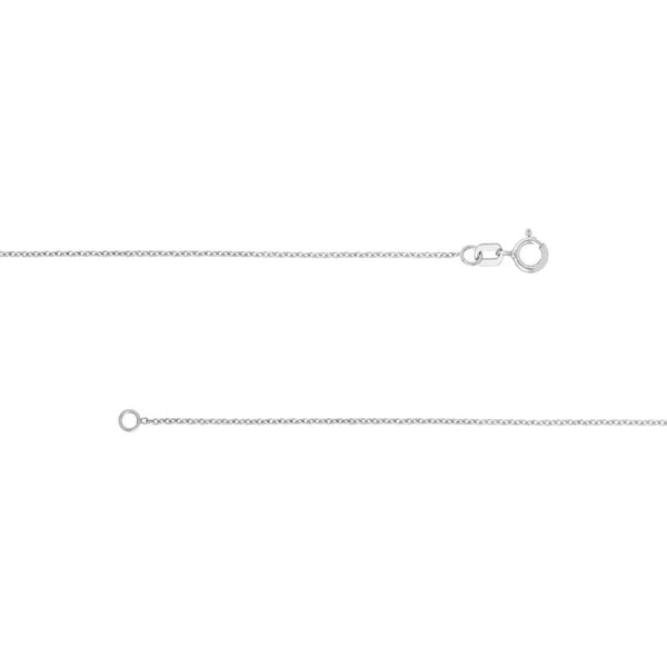 Sterling Silver Diamond-Cut Oval Tassel Bead Y-Necklace
