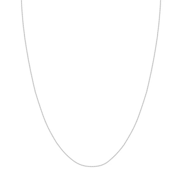 1.25mm Square Wheat Chain with Slider Bead