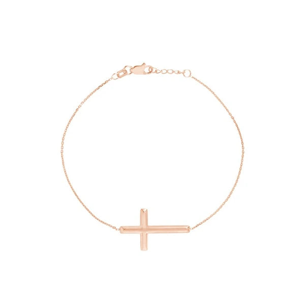 E2W Sideways Cross Bracelet
