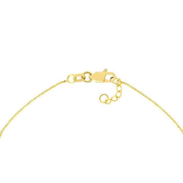 Sterling Silver Small Sideways Cross Bracelet