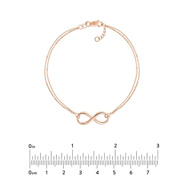 Double Strand Infinity Adjustable Bracelet