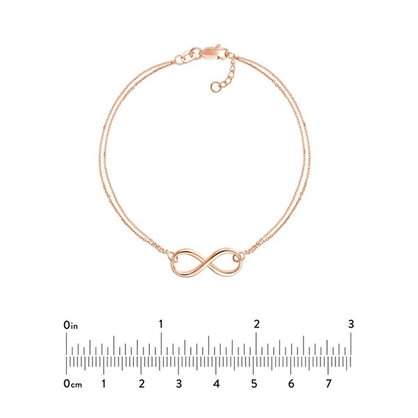 Double Strand Infinity Adjustable Bracelet