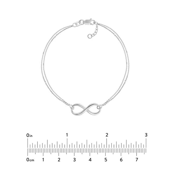 Double Strand Infinity Adjustable Bracelet