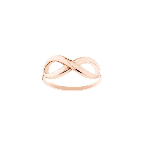 Plated Sterling Silver Infinity Ring
