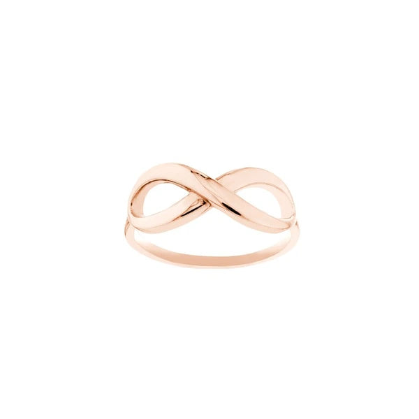 Plated Sterling Silver Infinity Ring