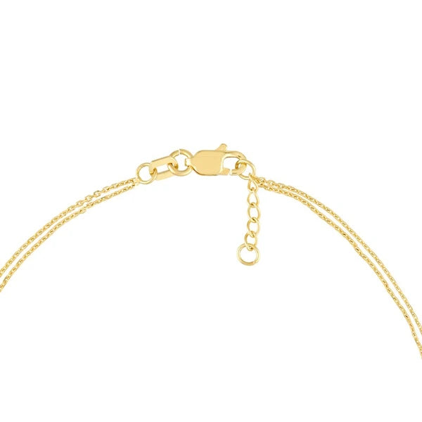 Infinity on Chain Bracelet with Diamond