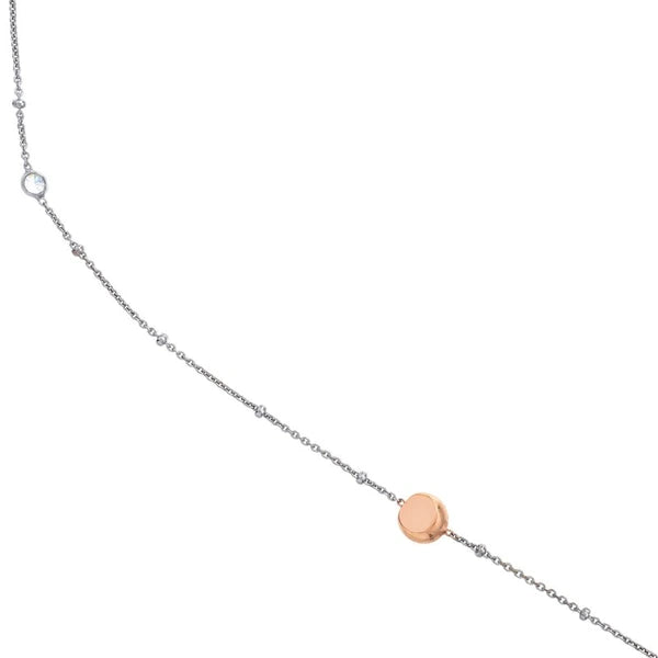 Long And Lovely R/p Bead W/cz Stat Neck
