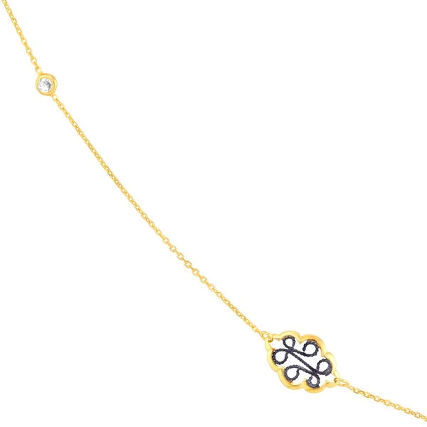 Long And Lovely Y/p Filigree And Cz Stat