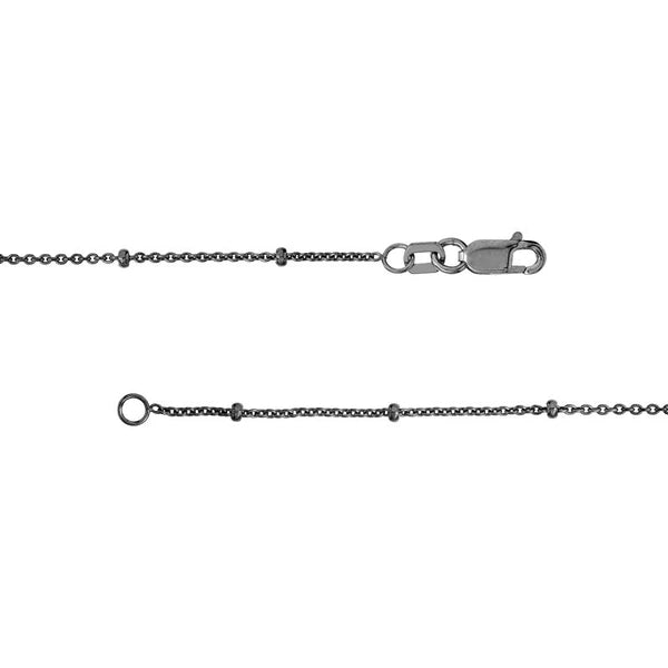 Long And Lovely Bead W/ Cz Stat Neck