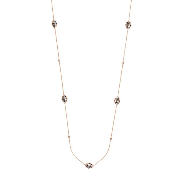 Long And Lovely R/p Filigree W/cz Stat