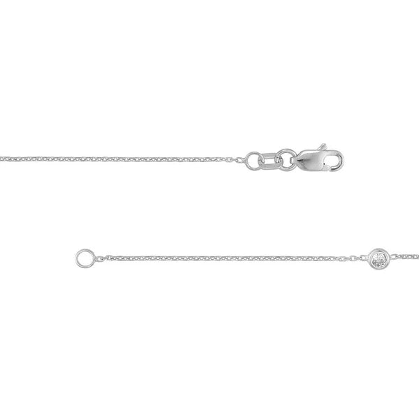 Long And Lovely Rhod.Filigree W/cz Stat