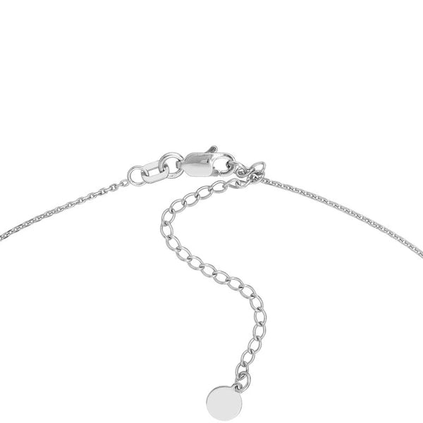 Sterling Silver Infinity Symbol Heart Adjustable Necklace