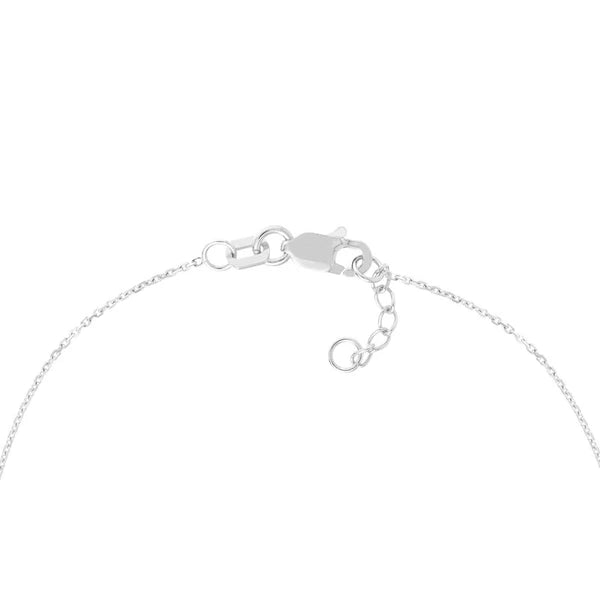 Sideways Mini CZ Cross Adjustable Bracelet