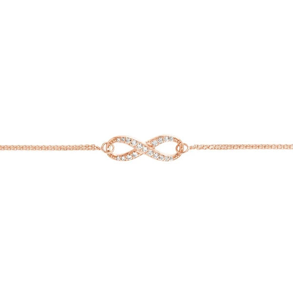 CZ Infinity Adjustable Bracelet
