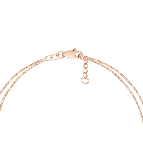 Plated Sterling Silver CZ Infinity Love Bracelet